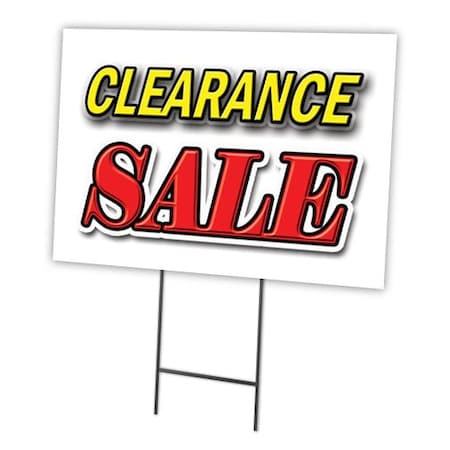 Signmission Clearance Sale Yard Sign & Stake outdoor plastic coroplast window, C-1216 Clearance Sale C-1216 Clearance Sale